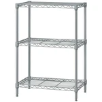 Width 55CM 3-TIER Colored Metal Rack Iris CMM-55083 Dark Gray Steel. Fixed Price $356.82.