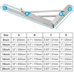 2-10PC Folding Shelf Brackets 8-20" Stainless Steel Drop Down Heavy Duty. Fixed Price $57.03.