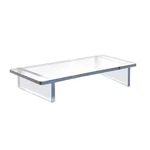 Azar Displays 515373 Clear Acrylic 22W X 3H 1/2 Thick Riser W/ Bumpers. Fixed Price $61.15.