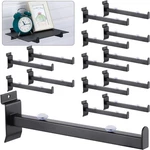 24 Pack 10 Inch Heavy Duty Slatwall Hooks Shelf Brackets Display. Fixed Price $60.24.