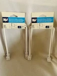 Lot Of 2 - Knape & Vogt Bookends For Designer Standards Shelf 7" 4 Total. Fixed Price $49.99.