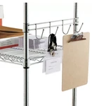 Alera 4-HOOK Bars For Wire Shelving, Silver, 2 (ALESW59HB418SR). Fixed Price $19.99.