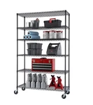 Trinity 6-TIER Wire Shelving Rack, 48" X 18" 72" Includes Wheels Free Shipping. Fixed Price $250.00.