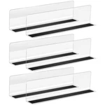 Baluue Pack Shelf Dividers For Metal 7.87"L X 2.36"H (20CM 6CM), Clear. Fixed Price $24.83.