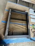 Sub-zero Model 424 Glass Single Wine Fridge Door, Stainless Steel.. Fixed Price $135.51.