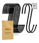 Pack 60 Black Hooks For Hanging 3.5 Inch Heavy Duty Durable Metal. Fixed Price $12.99.