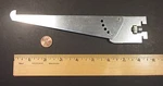 Fixture #512AA-8" Adjustable Angle (15,30,45,60) Shelf Bracket, Zinc-plated. Fixed Price $5.95.