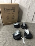 Alera SW790004 4PC 125 Lbs Cap Casters Set For Wire Shelving. Fixed Price $24.99.