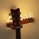 Coolgift Mart Guitar Wall Mount Stand With Led Lights Warm Yellow Music Note. Fixed Price $42.32.