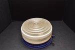 Vtg Machine Age Art Deco Flush Mount Glass Ceiling Light Fixture Industrial. Fixed Price $123.35.