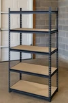 Shelving Texas Metal 5-SHELF Freestanding Adjustable Storage Unit 36X16X72 Black. Fixed Price $65.00.