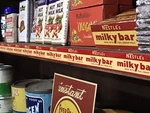 Nestle Milky Bar Shelving Display Sign Sticker Over 5M Retro Vintage. Fixed Price $25.03.
