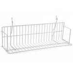 48" Wide Video Shelf For Slatwall, Gridwall Pegboard -box Of 3 White. Fixed Price $126.75.