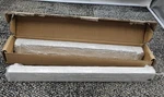 (qty 50) Sungal AX5370PW-50: 1" 18" Pure White Metal Shelf Divider. Fixed Price $40.49.