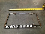 Vintage License Plate Frame Davis Buick Dayton The Shelf For Years Original. Fixed Price $17.10.