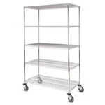 Technibilt Shelving Systems MB436CH-5 Unit, W/casters, 5-SHELF, 24X36X69. Fixed Price $348.99.
