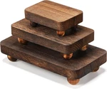 Maitys 3 Pcs Wooden Risers For Display Pedestal Stand Decor Farmhouse. Fixed Price $46.31.