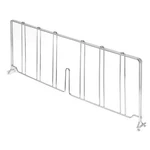 Nexel Wire Shelf Divider, 21"W 8"H, Chrome. Fixed Price $23.98.