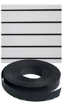 Vinyl Inserts Slatwall Panel Black Shelving Display 130 Ft Rolls Decorative. Fixed Price $69.97.