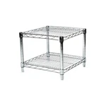 X24 Commercial Chrome Wire Shelving 2-SHELF Unit, 18 Height. Fixed Price $95.00.