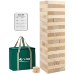 Olsa Giant Tumble Tower 60 Pcs Wooden Block Stacking Games With Carrying Bag .... Fixed Price $93.32.