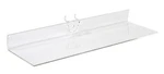 12 X 4 Inch Clear Acrylic Shelf - For Pegboard Set Of. Fixed Price $20.98.