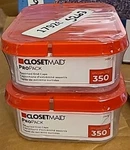 2X(350-PK) Closetmaid Propack Wire Shelving End Caps Small And Large 2186600 New. Fixed Price $22.49.