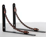 Oil Rubbed Bronze Shelving Brackets Shelf Hardware 9.06" X 0.98" 6.5". Fixed Price $18.99.