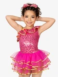 Gracie Girls Metallic Asymentical Tutu Dress. Fixed Price $35.00.