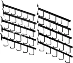 Lot Of 10 Black J Hooks Peg Retail Display Waterfall. Fixed Price $59.99.