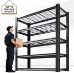 Heavy Duty 5-TIER Metal Garage Shelving Unit 2000 3000 Lb Adjustable Rack. Fixed Price $75.00.