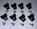 8X Ikea Plastic Shelf Support Bracket For Blaliden Display Black Part# 10082805. Fixed Price $16.97.