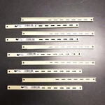 Qty 10 Knape & Vogt 80 Series 12" Almond Wall-mount Slotted Shelving Standards. Fixed Price $12.97.