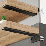 Pack Heavy Duty Floating Shelf Brackets - 6/8/10/12 Inch Real Hidden Design. Fixed Price $73.99.
