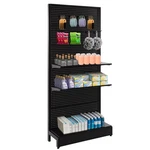 Pegboard Display Stand, Gondola Retail Shelving Wall For Convenient G.... Fixed Price $289.93.