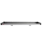 Rubbermaid Garage Fasttrack Rail/upright Large Metal Shelf, Satin Nickel. Fixed Price $46.95.