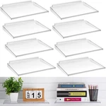 8 Pack Slatwall Shelves 14.5 X 5.9 In Plastic Clear Panel Mount H.... Fixed Price $75.00.