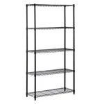 Honey-can-do 5-TIER Heavy-duty Adjustable Shelves, Metal Storage Rack With 200-L. Fixed Price $113.92.