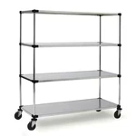 Technibilt Shelving Systems MB877SLD Solid Unit, W/casters, 4 Shelf, 18X72X80. Fixed Price $627.99.