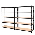 Nnedsz 2.4MX1.8M Garage Shelving Warehouse Pallet Racking Storage Steel Bla. Fixed Price $303.27.