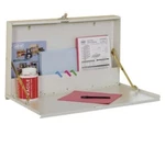 Edsal WDMB20047 16 Gauge Steel Service Writer Wall Desk, 27" Width X 18" Height. Fixed Price $63.00.