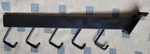 Slatwall Accessories Black 5-J-HOOK Waterfall Box Of 12- Metal S18617BL. Fixed Price $30.00.