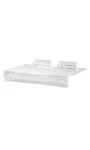 Sswbasics Clear Acrylic Slat Wall Shelf - 10 X 4 W, Pack Of 5,. Fixed Price $27.86.
