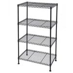 Certified Adjustable Wire Shelving Unit 4-TIER Steel Storage Rack. Fixed Price $33.59.
