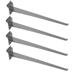 Pc 14" Chrome Glass Slatwall Shelf Bracket Retail Display Fixture Metal Hanger. Fixed Price $29.99.