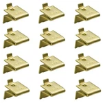 Knape & Vogt Kv Shelf Support Clip Brass, Pack Of 12. Fixed Price $12.51.
