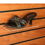 100 Slatwall Shelves Shelf Shoe 4" X 10" Display Flat Styrene Clear Acrylic. Fixed Price $129.95.